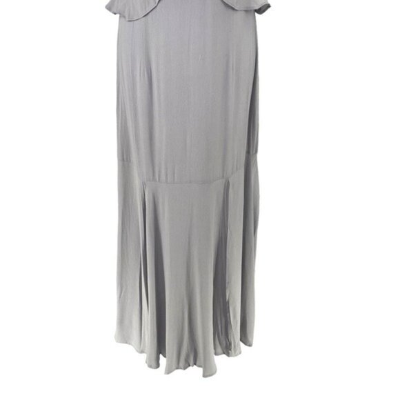 Lovestitch X Petal & Pup | NEW Tanya Beaded Maxi Dress in Grey Size M - Picture 7 of 12